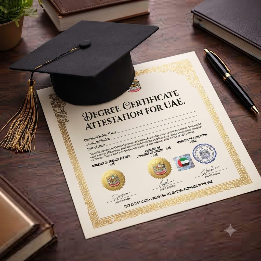 Degree Certificate Attestation for UAE