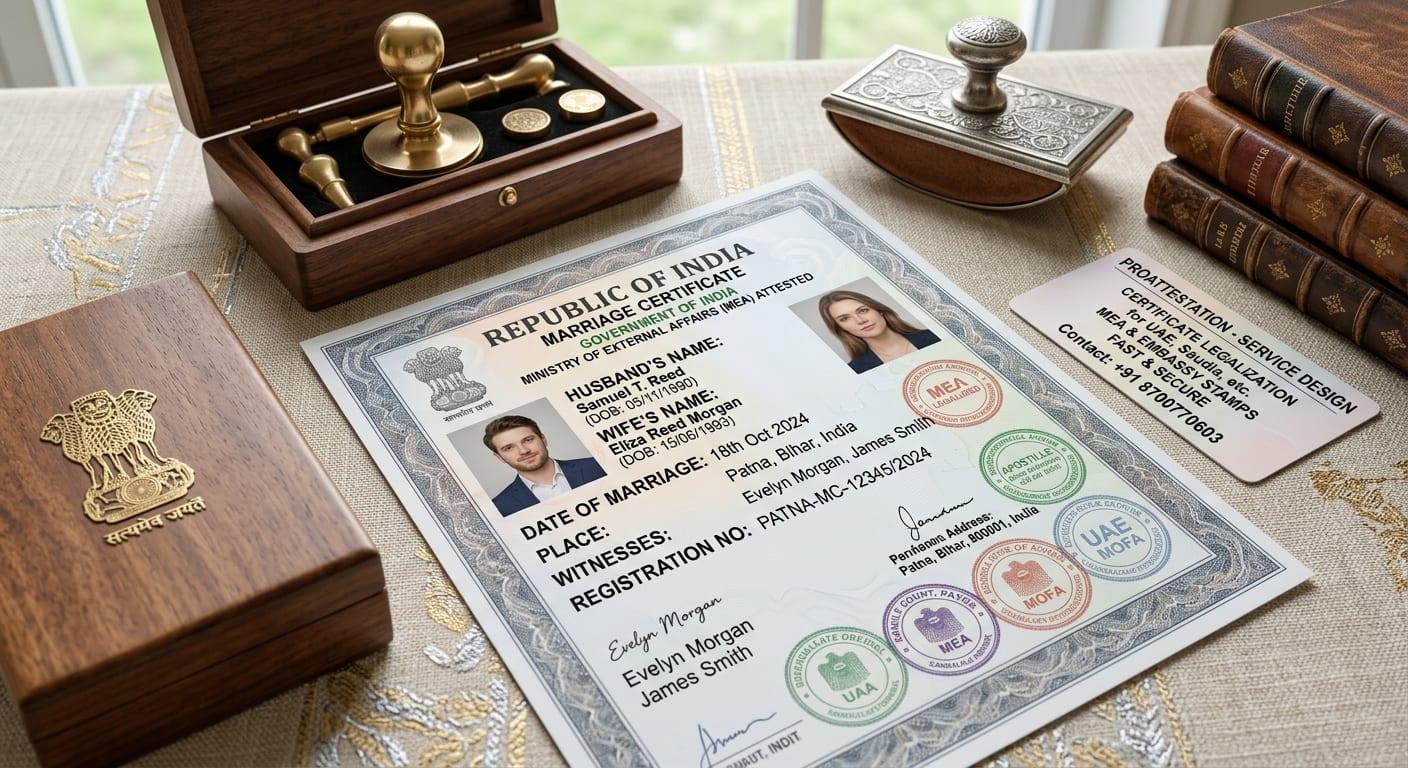 Marriage Certificate Attestation & Apostille