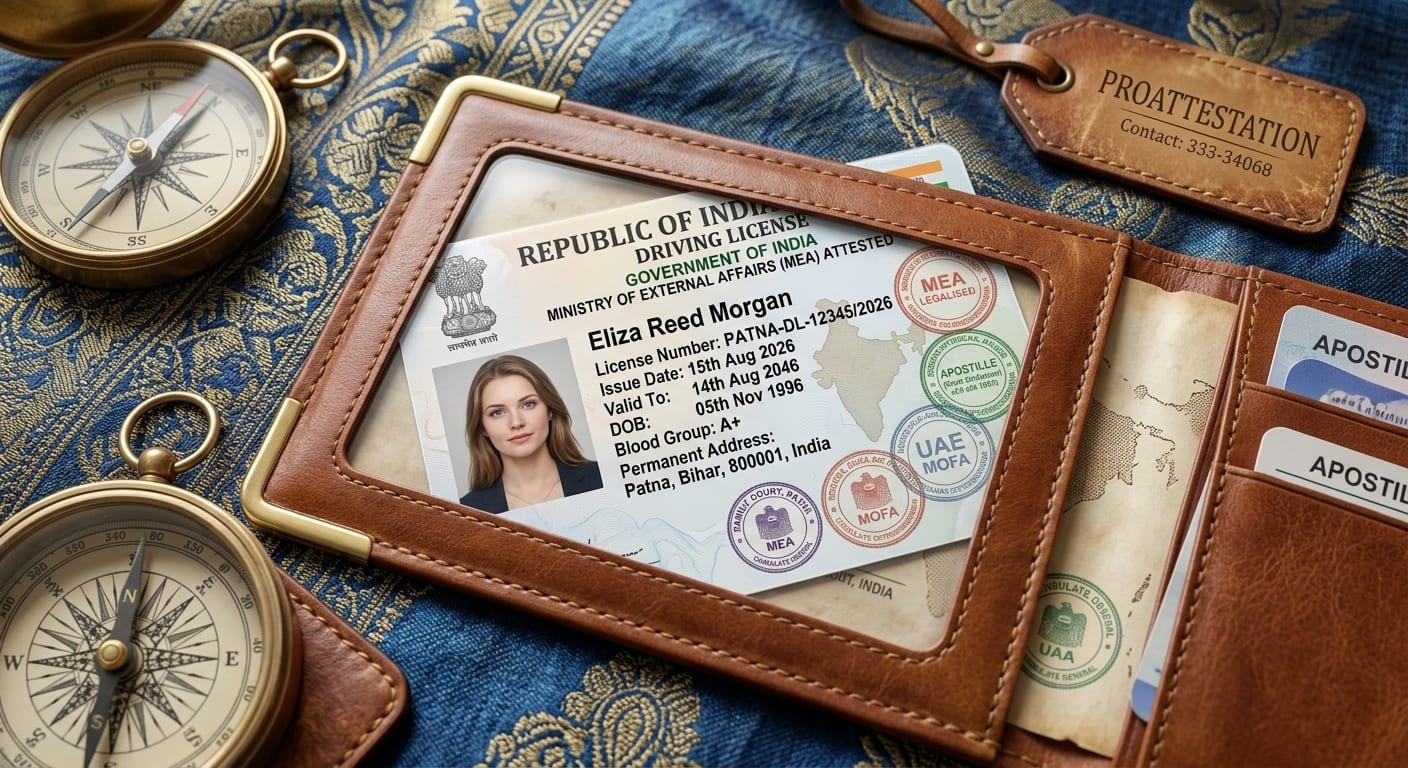 Driving License Attestation & Apostille