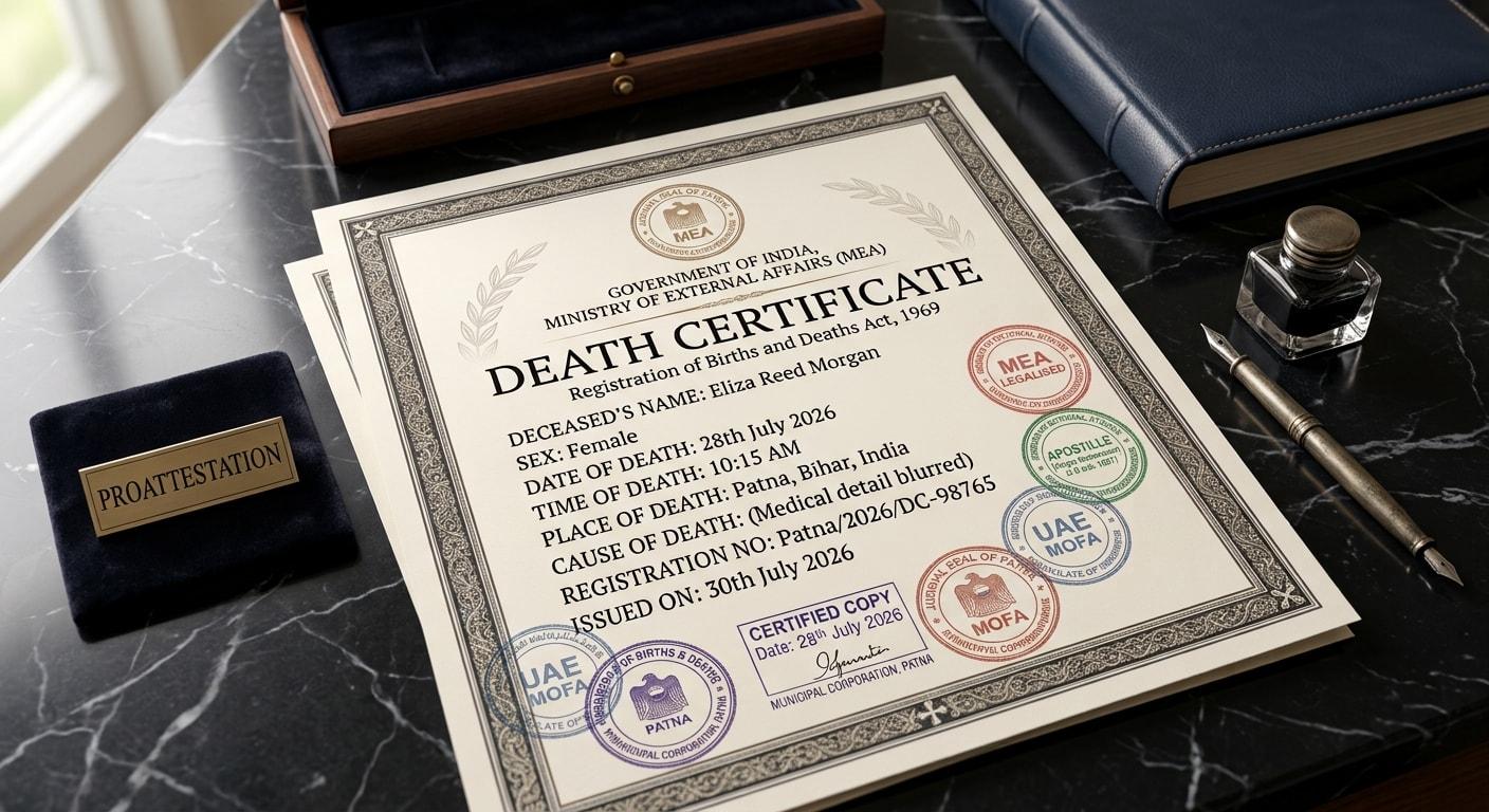 Death Certificate Attestation & Apostille