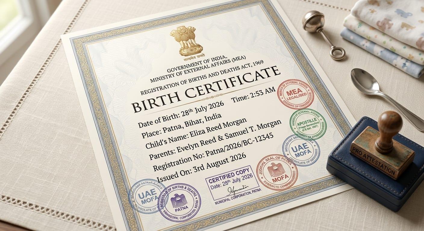 Birth Certificate Attestation & Apostille