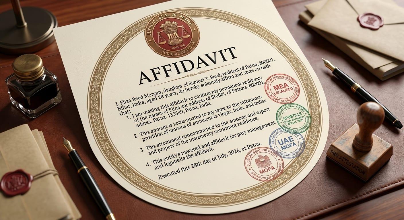 Affidavit Attestation & Apostille