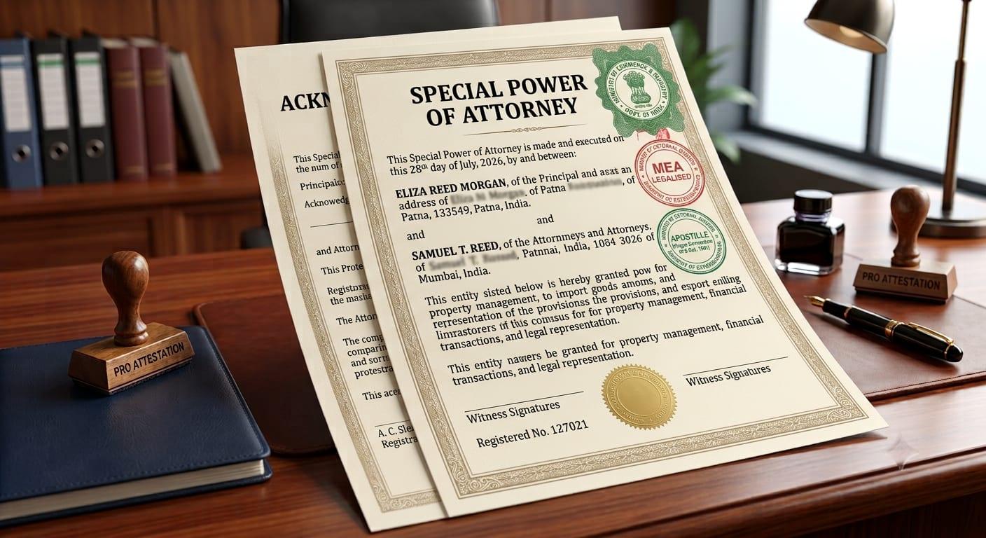 Power of Attorney Attestation & Apostille