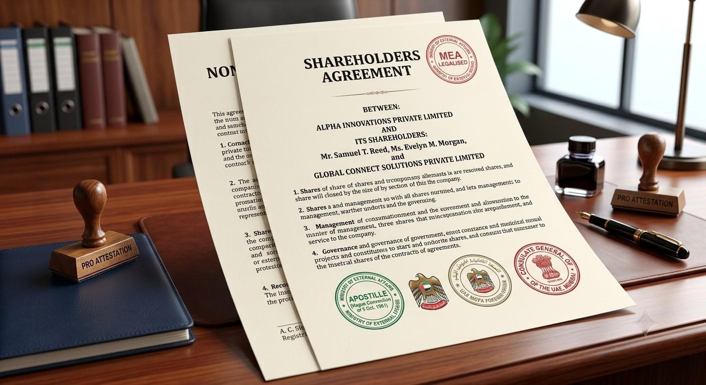 Company Agreements Attestation & Apostille