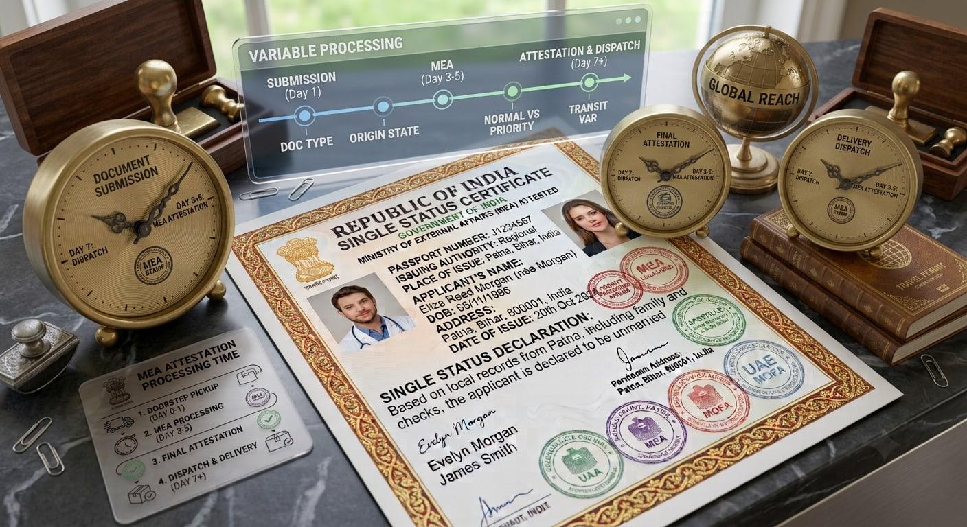 MEA Attestation Processing Time