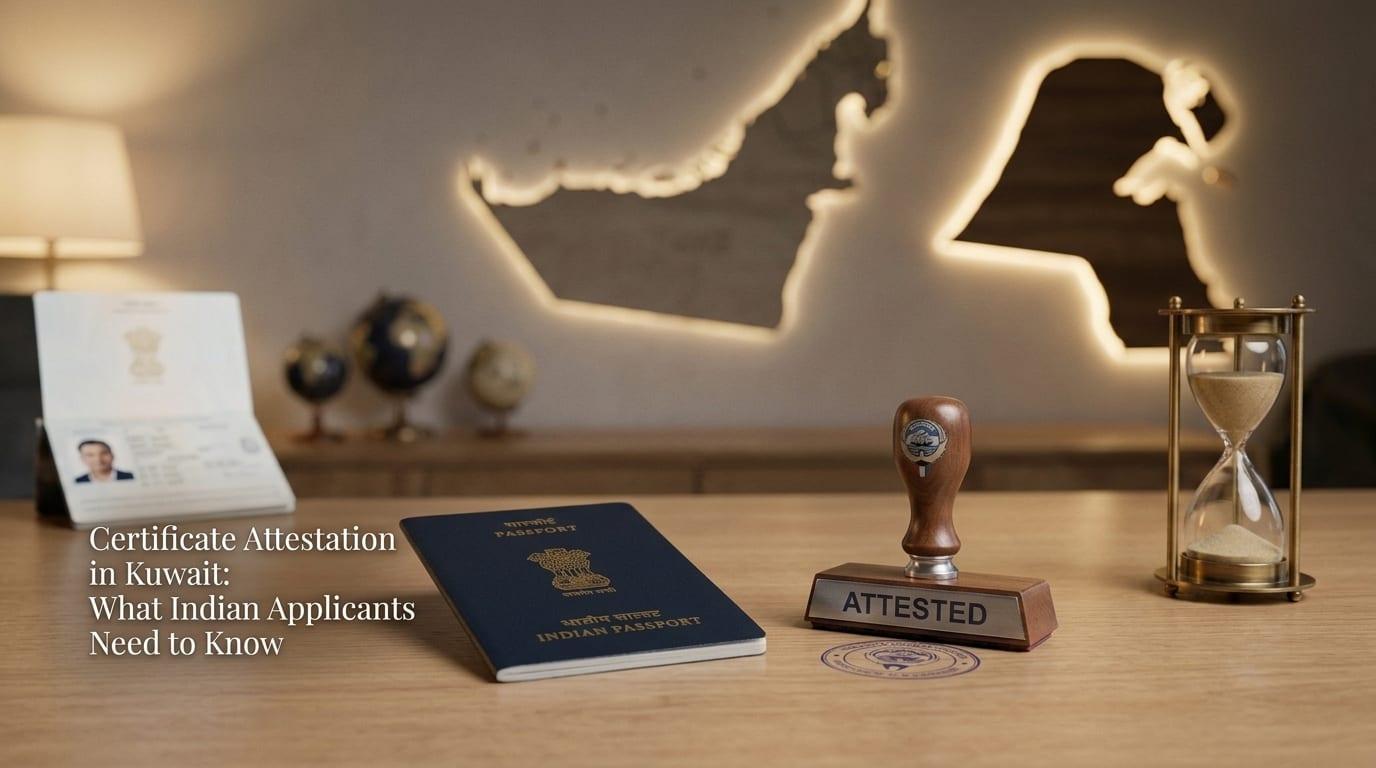 Kuwait Embassy Attestation From Delhi — Process & Pickup Options